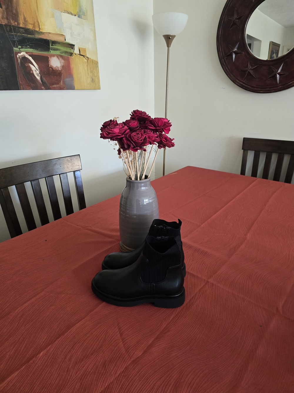 No Boundaries Black Chelsea Ankle Boots with Side Zipper - Picture 5 of 5